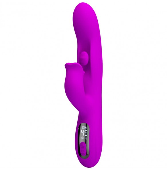 PRETTY LOVE - Yalanda LED Display Nodding Vibration Massager (Chargeable - Purple)